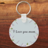 Porte-clés Custom Mother's day photo Always your babies  (Verso)