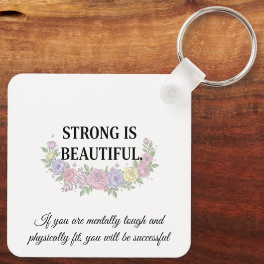 Porte-clés Custom Motivational Keychain (Verso)