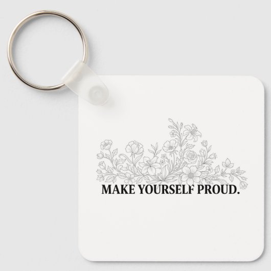 Porte-clés Custom Motivational Keychain (Recto)
