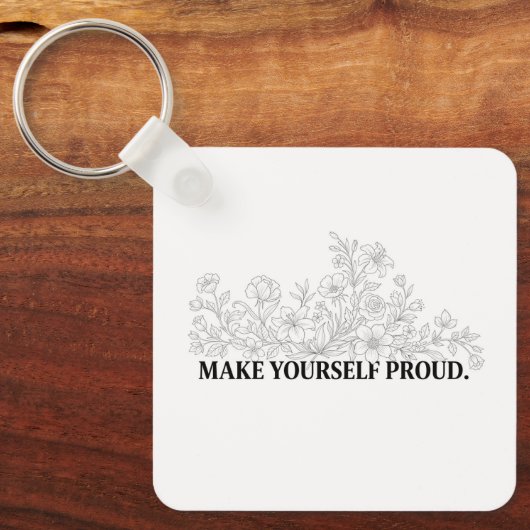 Porte-clés Custom Motivational Keychain (Recto)