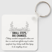 Porte-clés Custom Motivational Keychain (Dos)