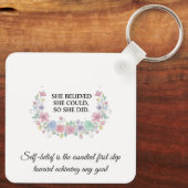 Porte-clés Custom Motivational Keychain (Verso)