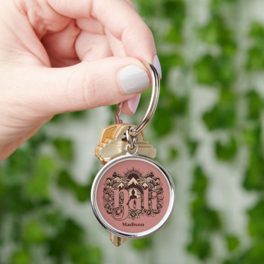 Porte-clés Custom Name Bali (main)