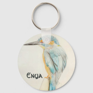 Porte-clés Custom Name Beautiful Bird Key Ring