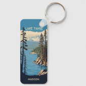 Porte-clés Custom Name Lake Tahoe (Verso)