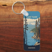 Porte-clés Custom Name Lake Tahoe (Recto)