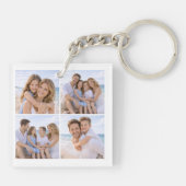 Porte-clés Custom Personalized Family Photo (Dos)