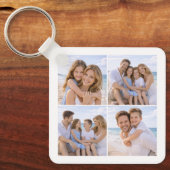Porte-clés Custom Personalized Family Photo (Recto)