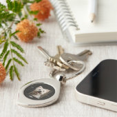 Porte-clés Custom Pet Keychain Using Your Photo & Name (Côté )