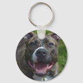 Porte-clés Custom Pet Photo Proud Dog Mom (Recto)