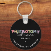 Porte-clés Custom Phlebotomy Technician PBT Phlebotomy Tech (Recto)