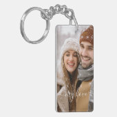 Porte-clés Custom Photo Couple My Love Keychain (Devant gauche)