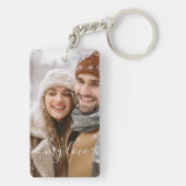 Porte-clés Custom Photo Couple My Love Keychain (Dos)