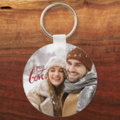Porte-clés Custom Photo Couple My Love Keychain (Recto)