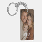 Porte-clés Custom Photo "DADDY'' Modern (Devant gauche)