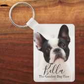 Porte-clés Custom Photo French Bulldog Personalized (Recto)