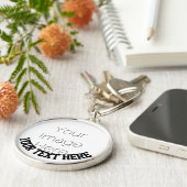 Porte-clés Custom Photo – Personalized text (Côté)