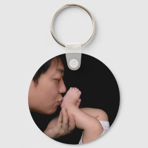 Porte-clés Custom photo simple minimalist keychain