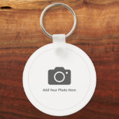 Porte-clés Custom Photo & St. Louis Gateway Arch Slogan (Verso)