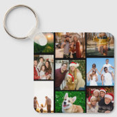 Porte-clés Custom Photos Keychains, Double Sided 9 Photos (Recto)