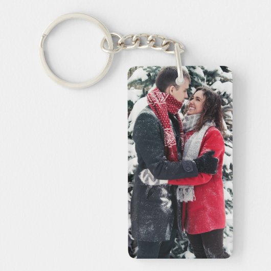 Porte-clés Custom Picture Keychain, Personalized Text (Devant)