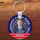 Porte-clés Custom Political Election Campaign Candidate Name (Recto)