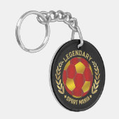 Porte-clés Custom Soccer Logo (Devant gauche)