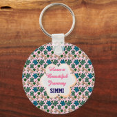 Porte-clés Custom turtle pattern  (Recto)