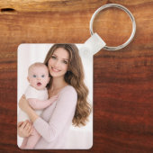 Porte-clés Custom Two-Sided Photo Aluminium (Verso)