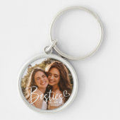 Porte-clés Custom Year Besties BFF Modern Script Photo (Devant)