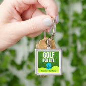 Porte-clés Customisé Golf For Life Porte - clé (main)