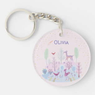 Porte-clés Customisé mignon floral