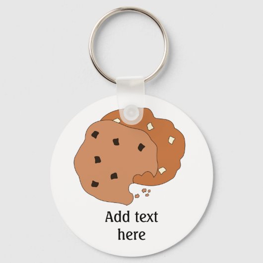 Porte-clés Customiser ce graphique Cookies (Recto)