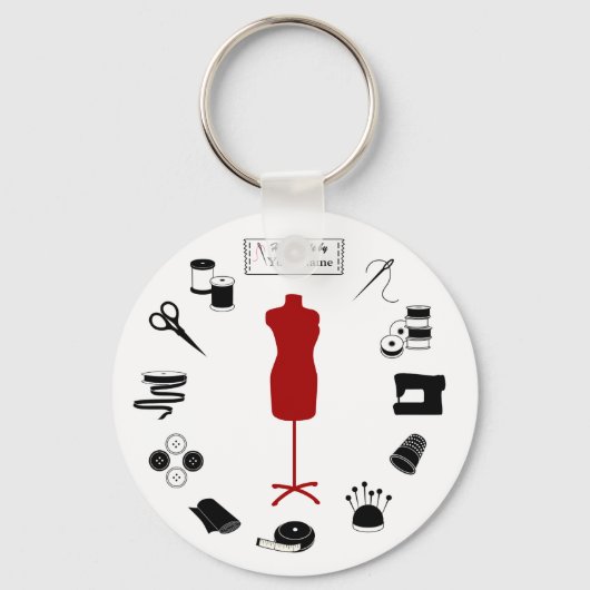 Porte-clés Customiser le Porte - clé Étiquette (Recto)