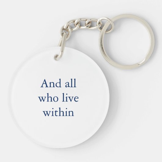 Porte-clés Customiser votre Porte - clé (Dos)