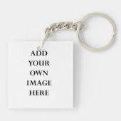 Porte-clés customisez votre double porte - clé dégrossi (Dos)