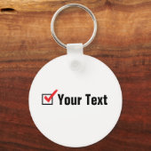 Porte-clés Customisez votre propre statut social - Annonce pe (Recto)