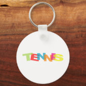Porte-clés Customisez-vous des cadeaux de tennis (Recto)