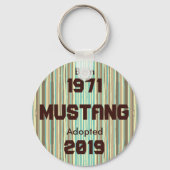 Porte-clés Customizable (Mustang) (Recto)