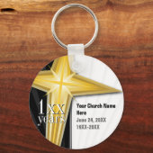 Porte-clés Customizable Year Church Anniversary Keychain (Recto)