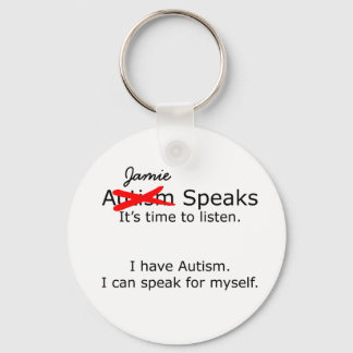 Porte-clés Customizable You Speak Autism Keychain