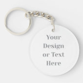Porte-clés Customizable Your Design or Text Here Personalized (Devant)
