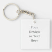 Porte-clés Customizable Your Design or Text Here Personalized (Devant)