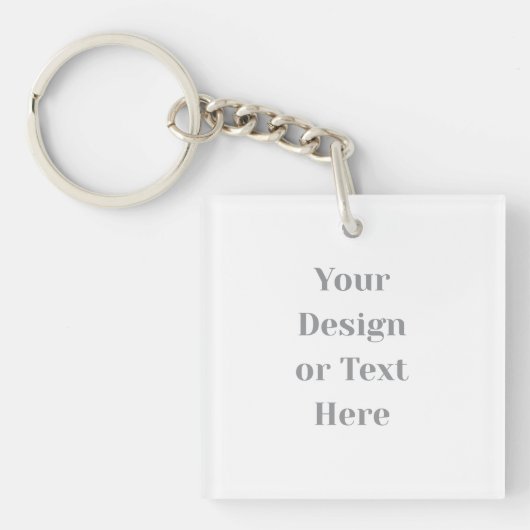 Porte-clés Customizable Your Design or Text Here Personalized (Devant)