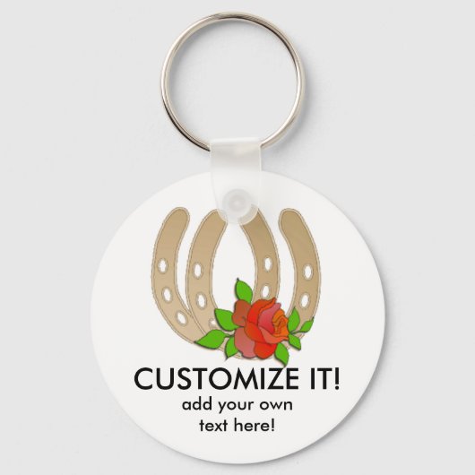 Porte-clés CUSTOMIZE IT! Make YOUR OWN KEYCHAIN (Recto)