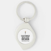 Porte-clés Customized Company Branded Custom Personalized  (Devant)