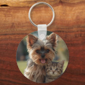 Porte-clés Customized with two photos (Verso)