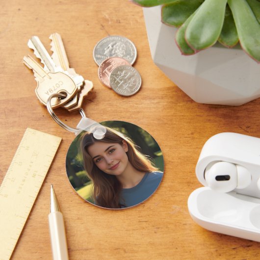 Porte-clés Customized with two photos (Bureau)