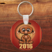 Porte-clés Cute 2016 Année du singe (Recto)