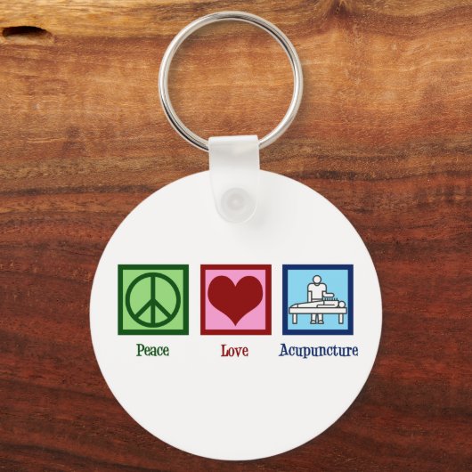 Porte-clés Cute Acupuncture (Recto)